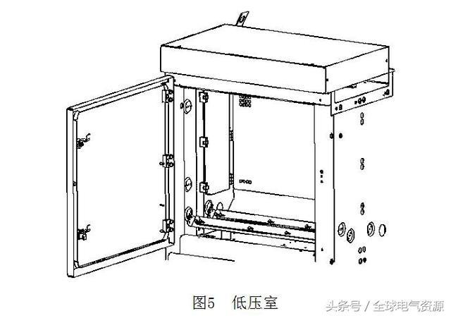 圖片和文本:高電壓開關柜結構