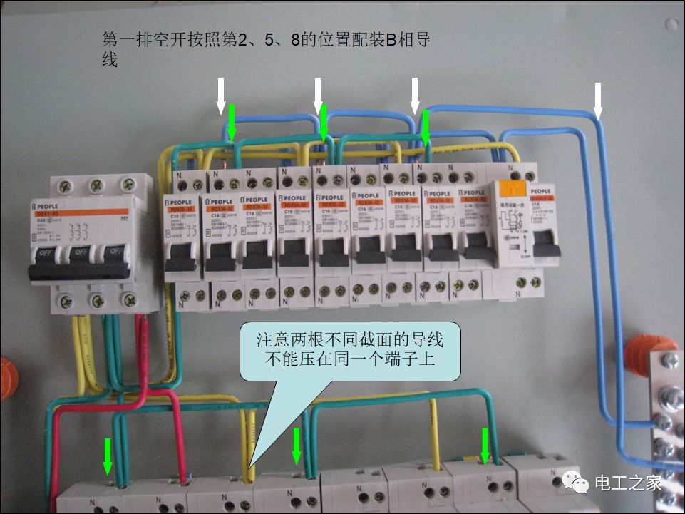 圖片和文字告訴你如何做好配電箱內部布線